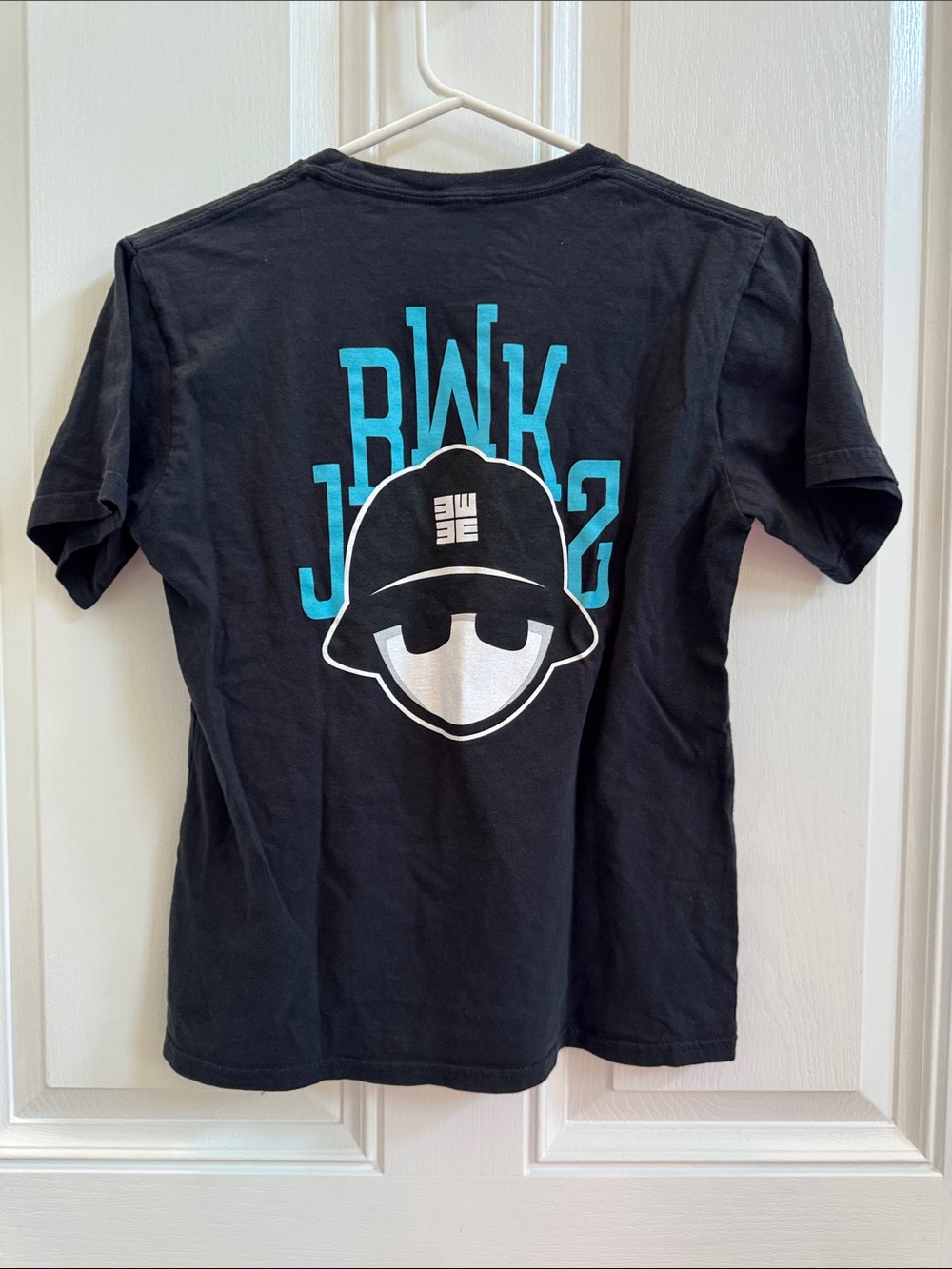 Jabbawockeez J2 JRWK Graphic Tee Black Dance Crew Short Sleeve Kids Medium